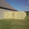 wood fencing pics-Treated Double